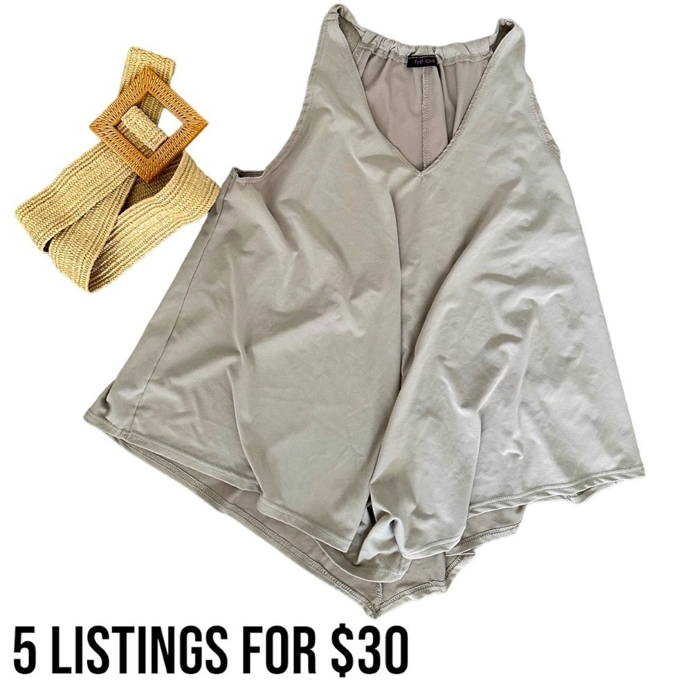 First love blouse and belt size small